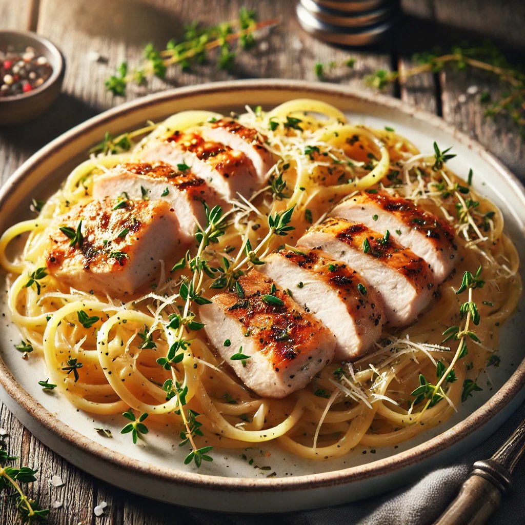 Tavuklu Fettucini Alfredo