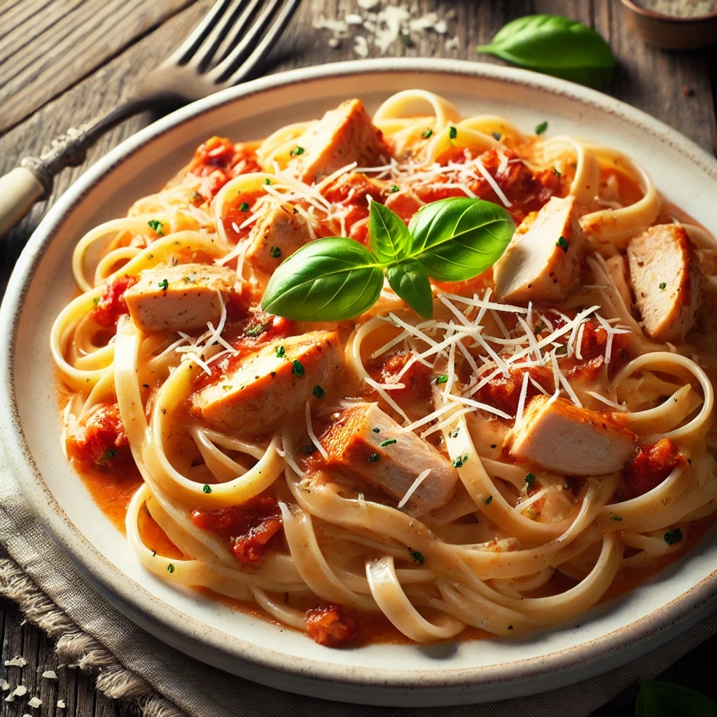 Ratatuy Special Tavuklu Linguine