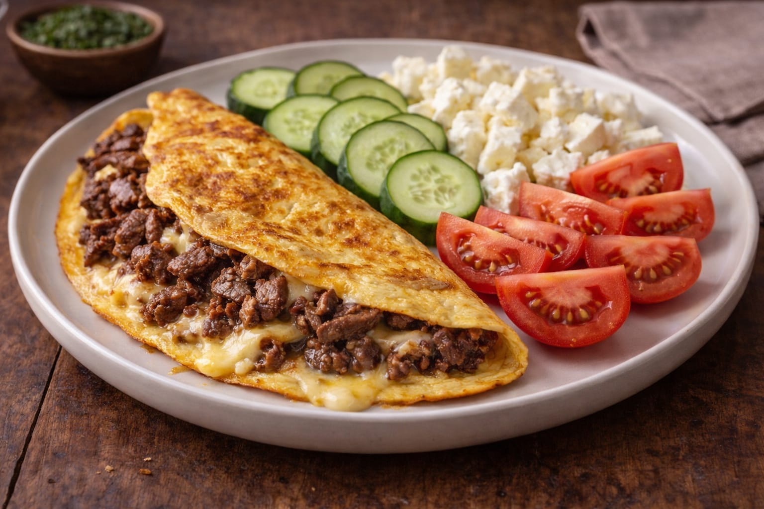 KAVURMALI OMLET