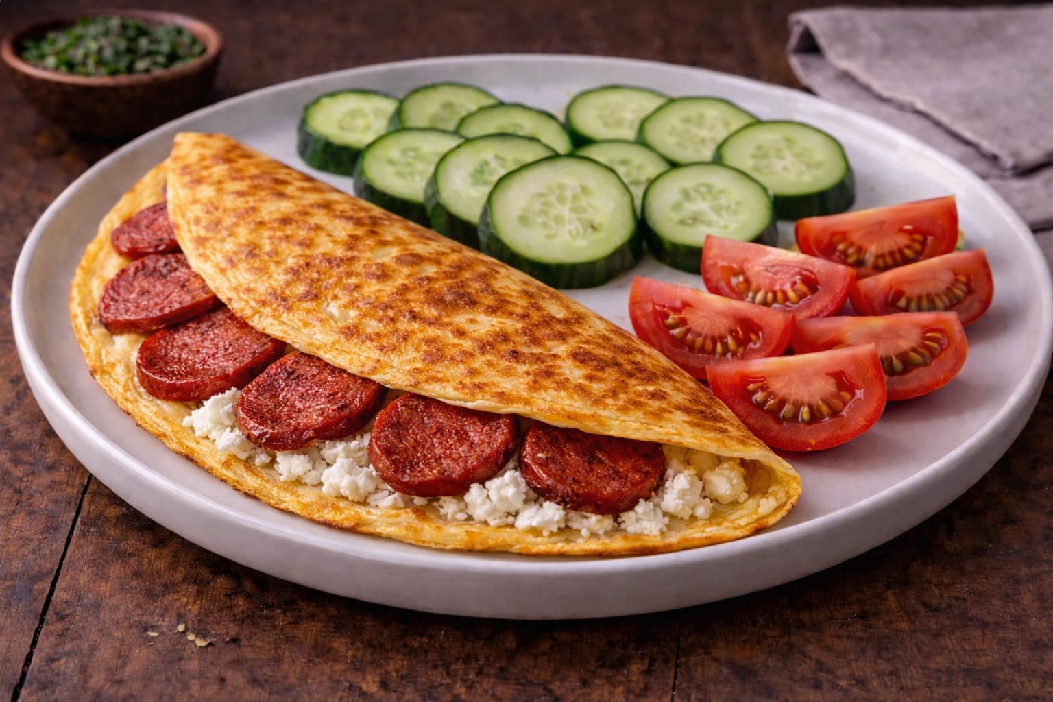 SUCUKLU OMLET