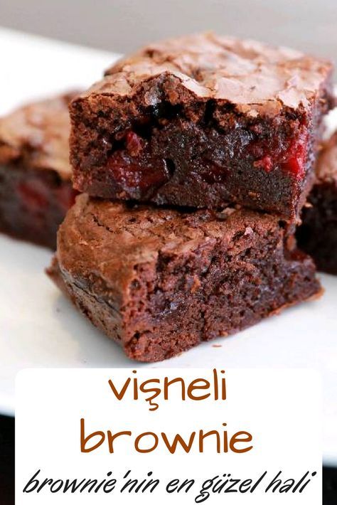 Browni vişneli