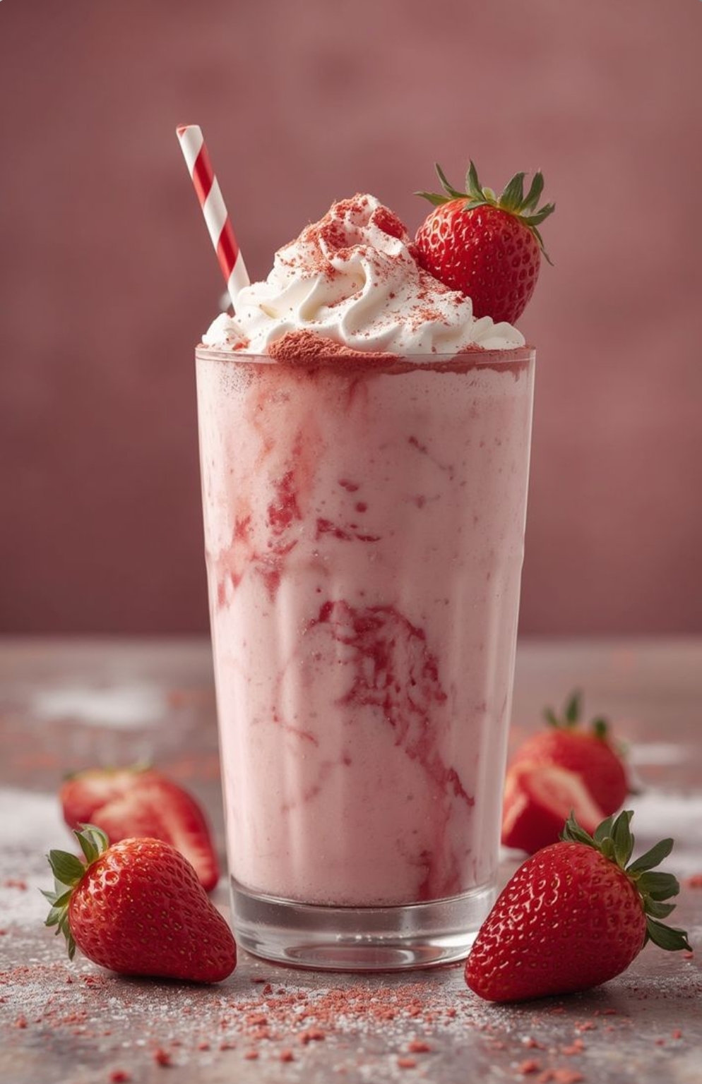 Çilekli Milkshake
