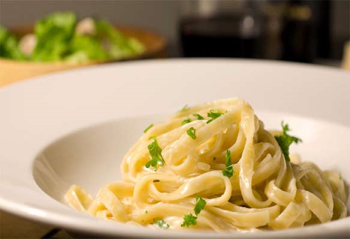 Köri Soslu Fettucini