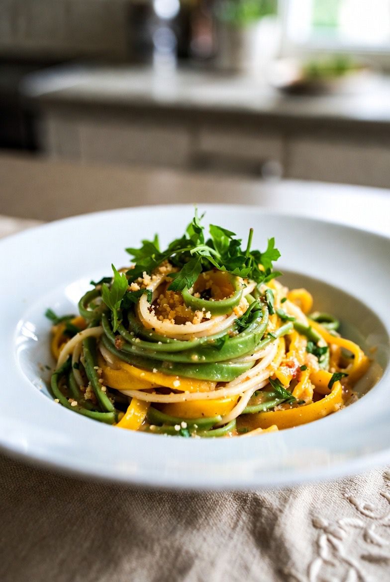 FETTUCCINE TRICOLOR