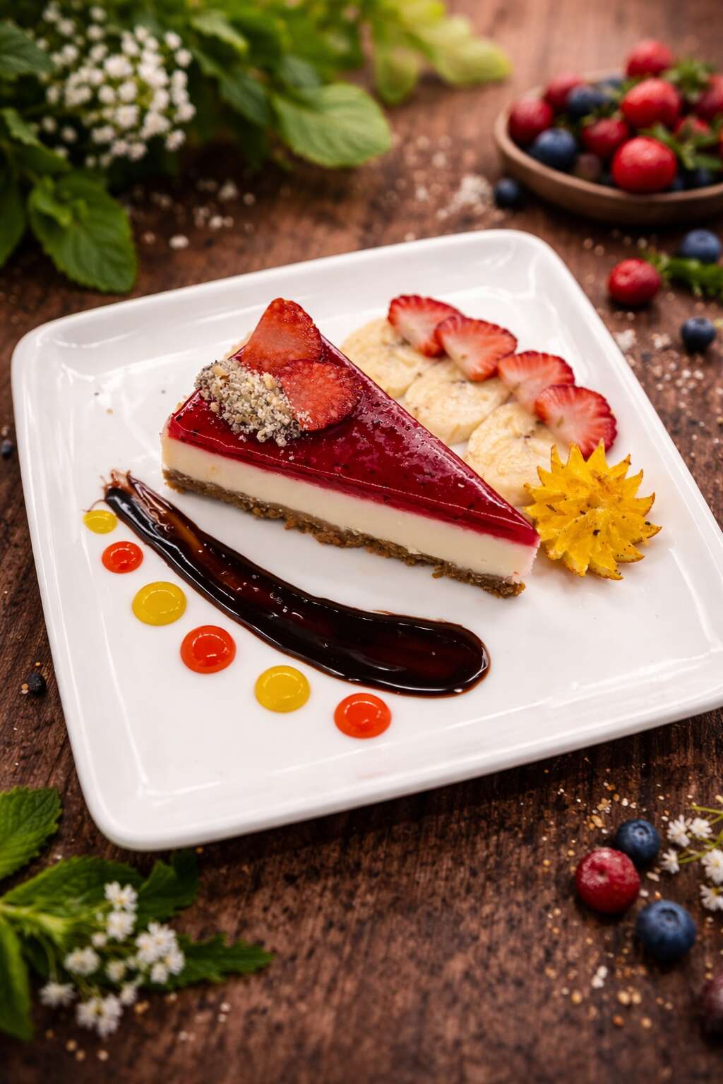 Raspberry cheesecake