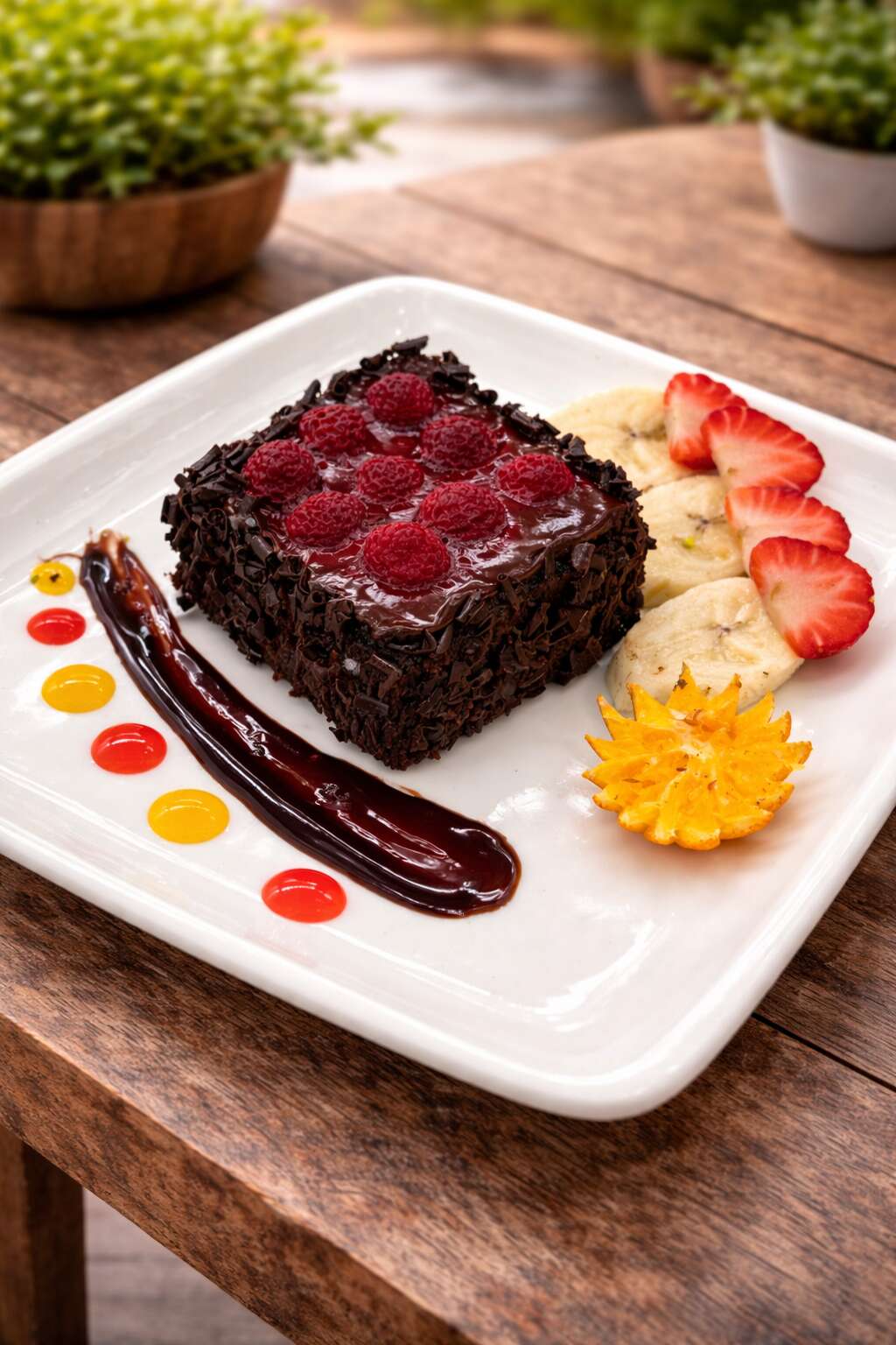Bella Vista (with fruit and chocolate chips)