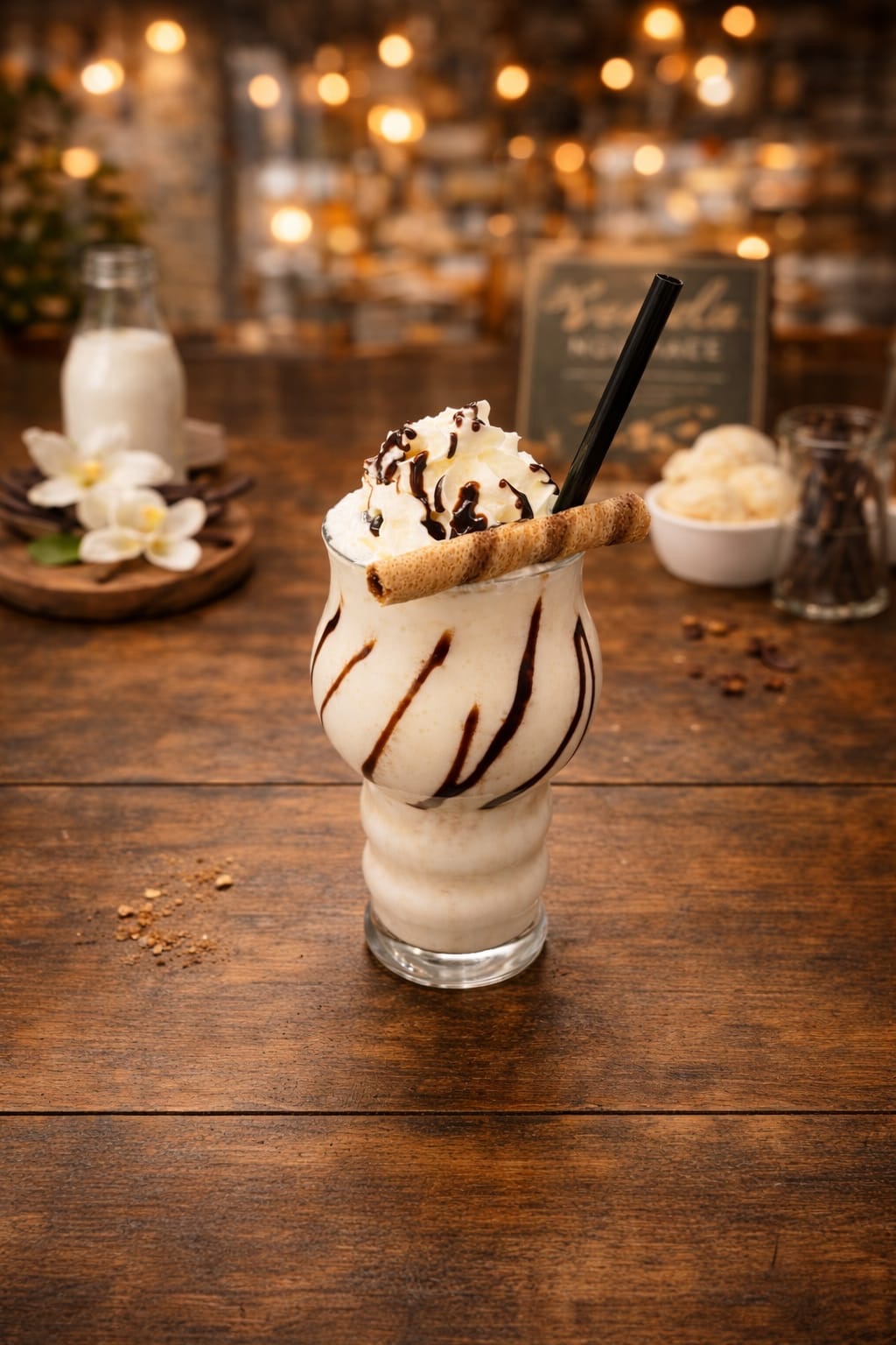 Vanilla milkshake