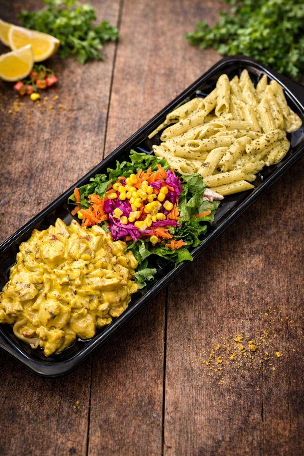 Chicken in curry sauce