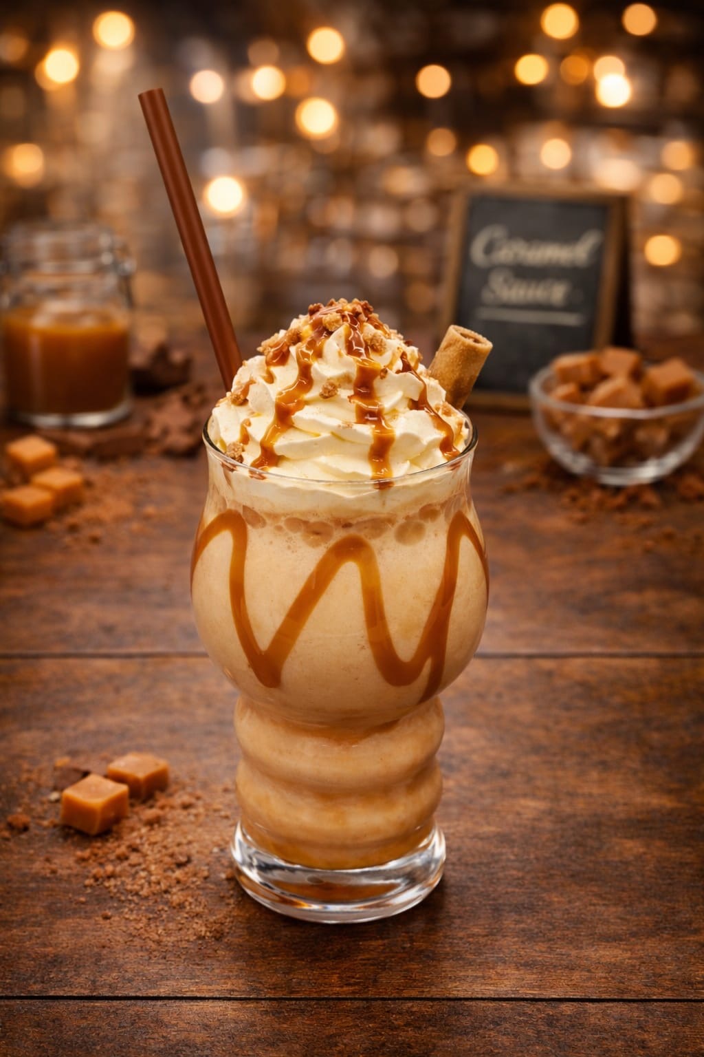 Caramel milkshake