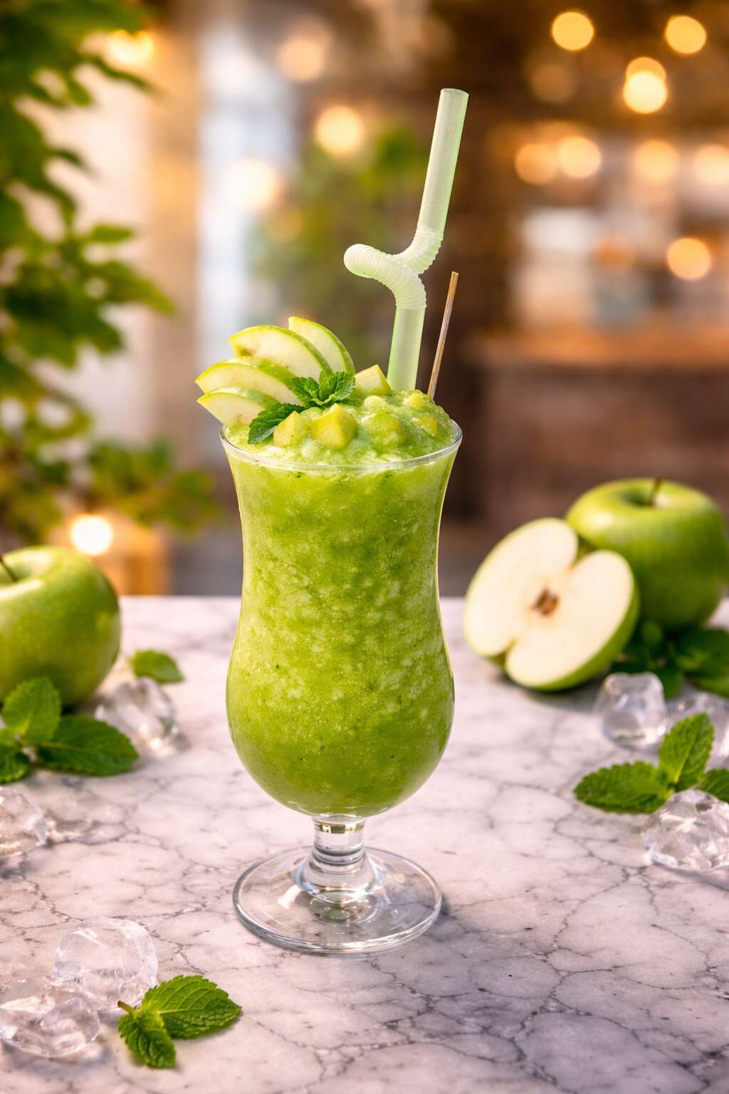 Green apple frozen