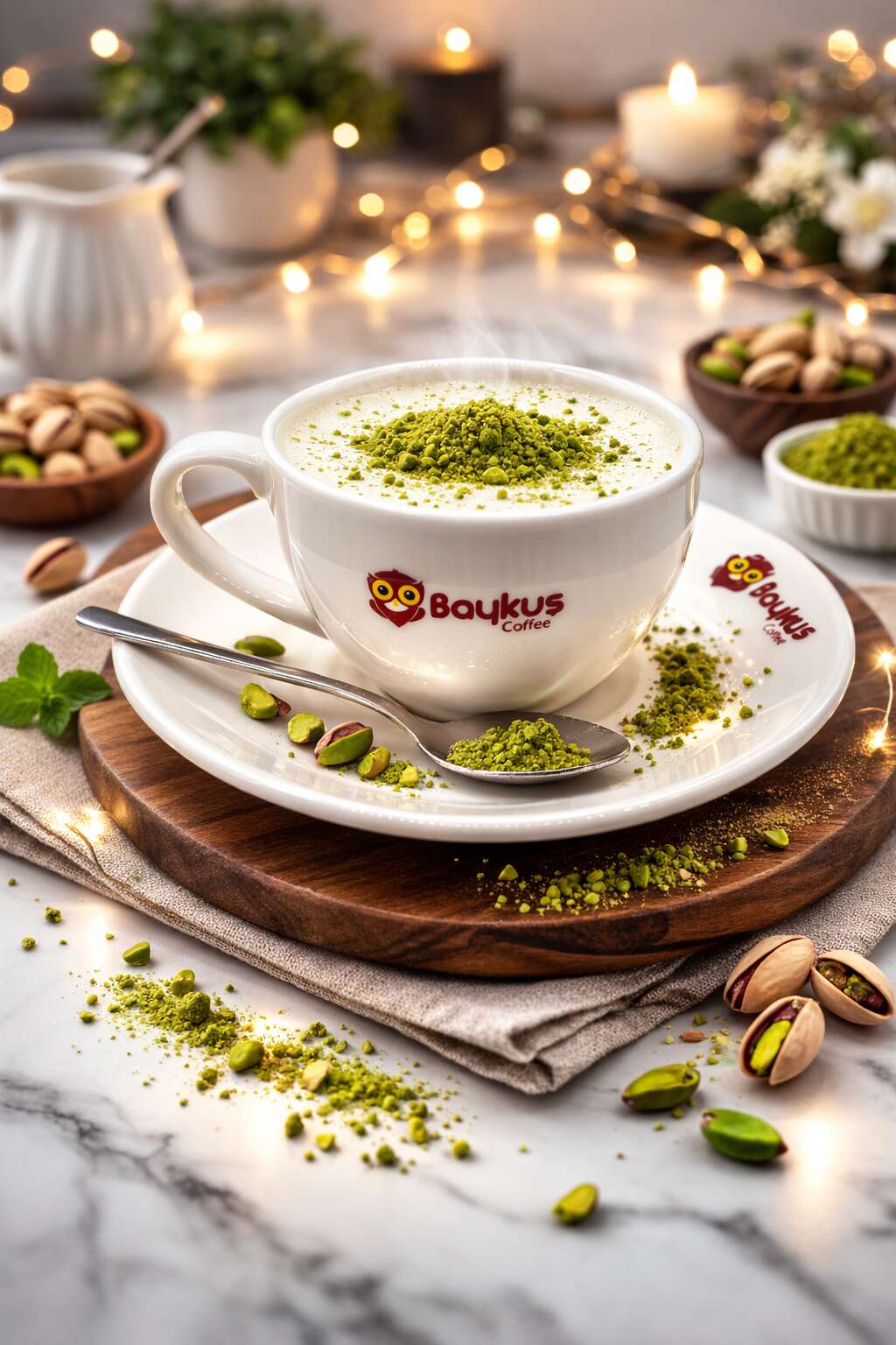 Antep pistachio salep