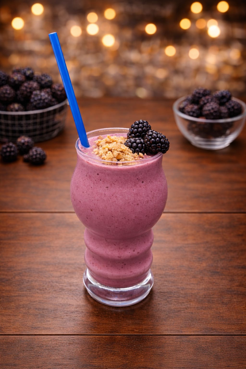 Black mulberry smoothie