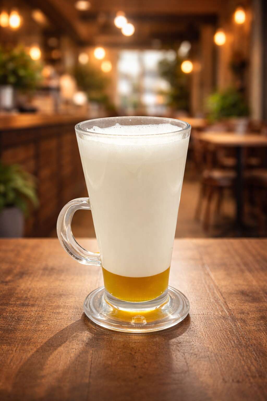 Hot milk with honey