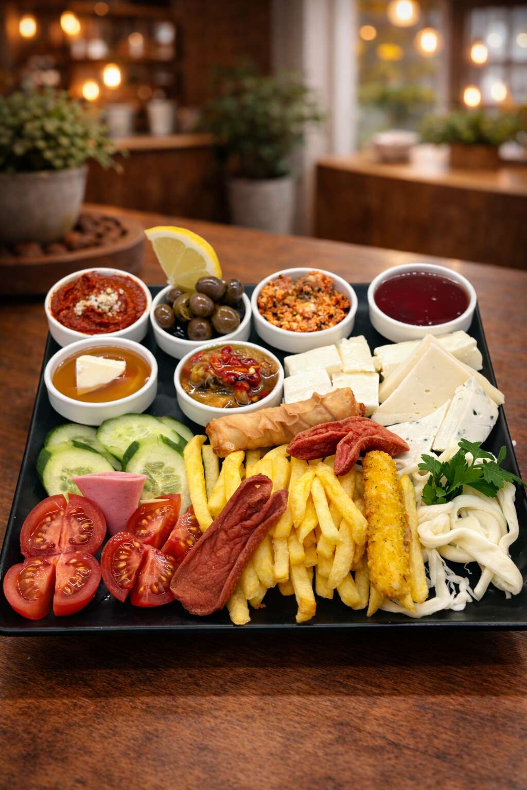 Turkish breakfast plate