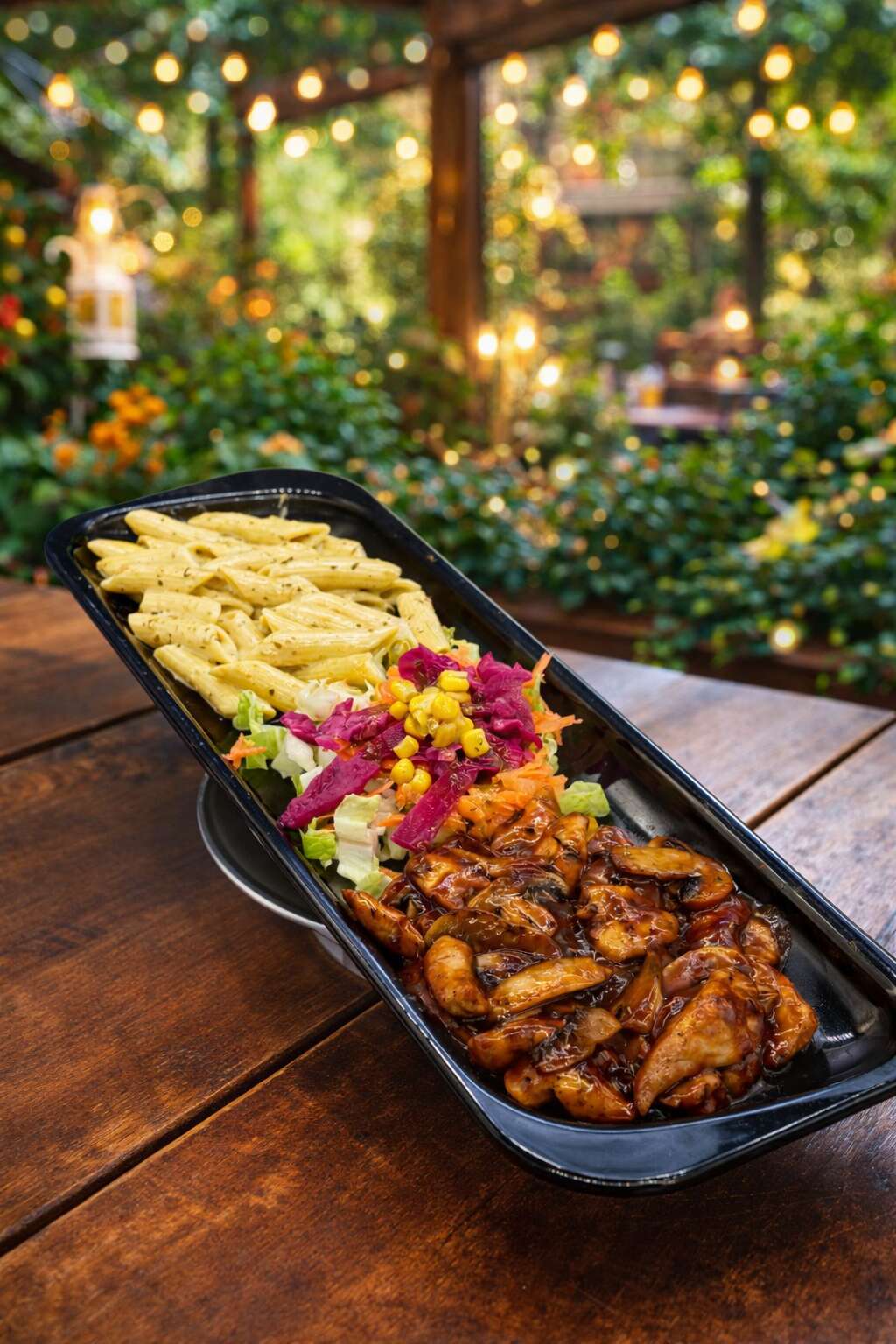 Chicken with barbecue sauce