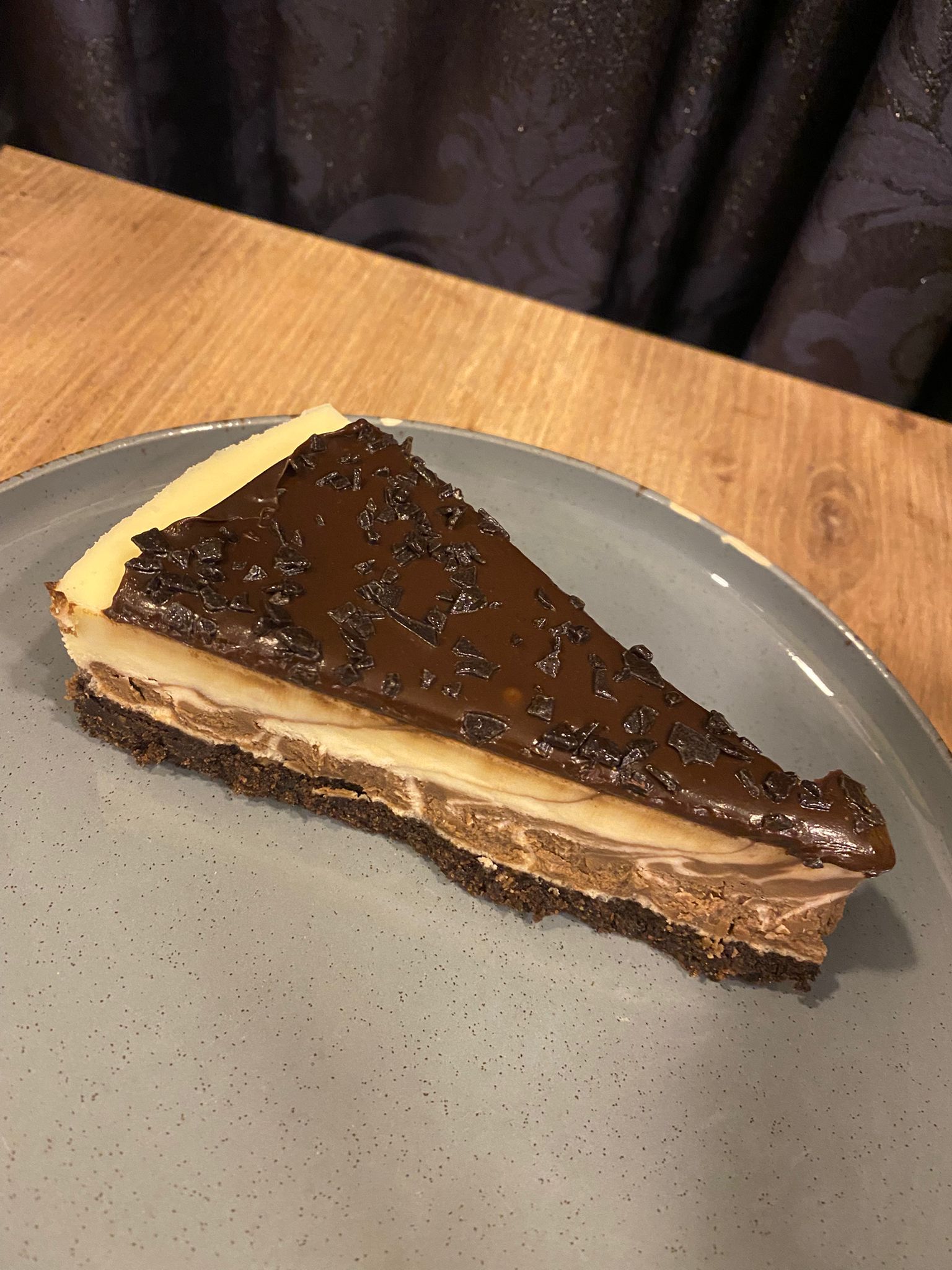 Chocolate cheesecake