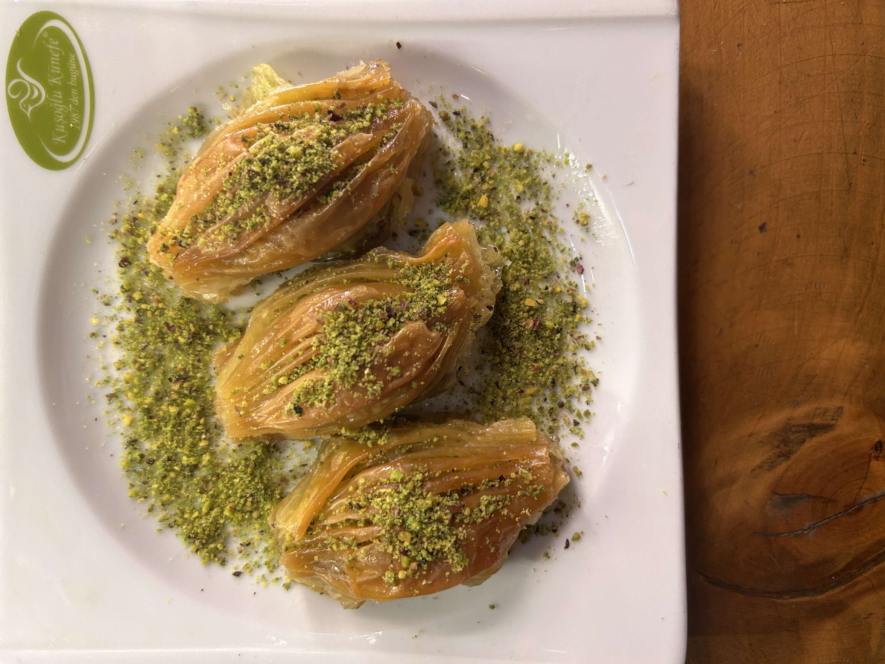 Butter Pistachio Midye Baklava