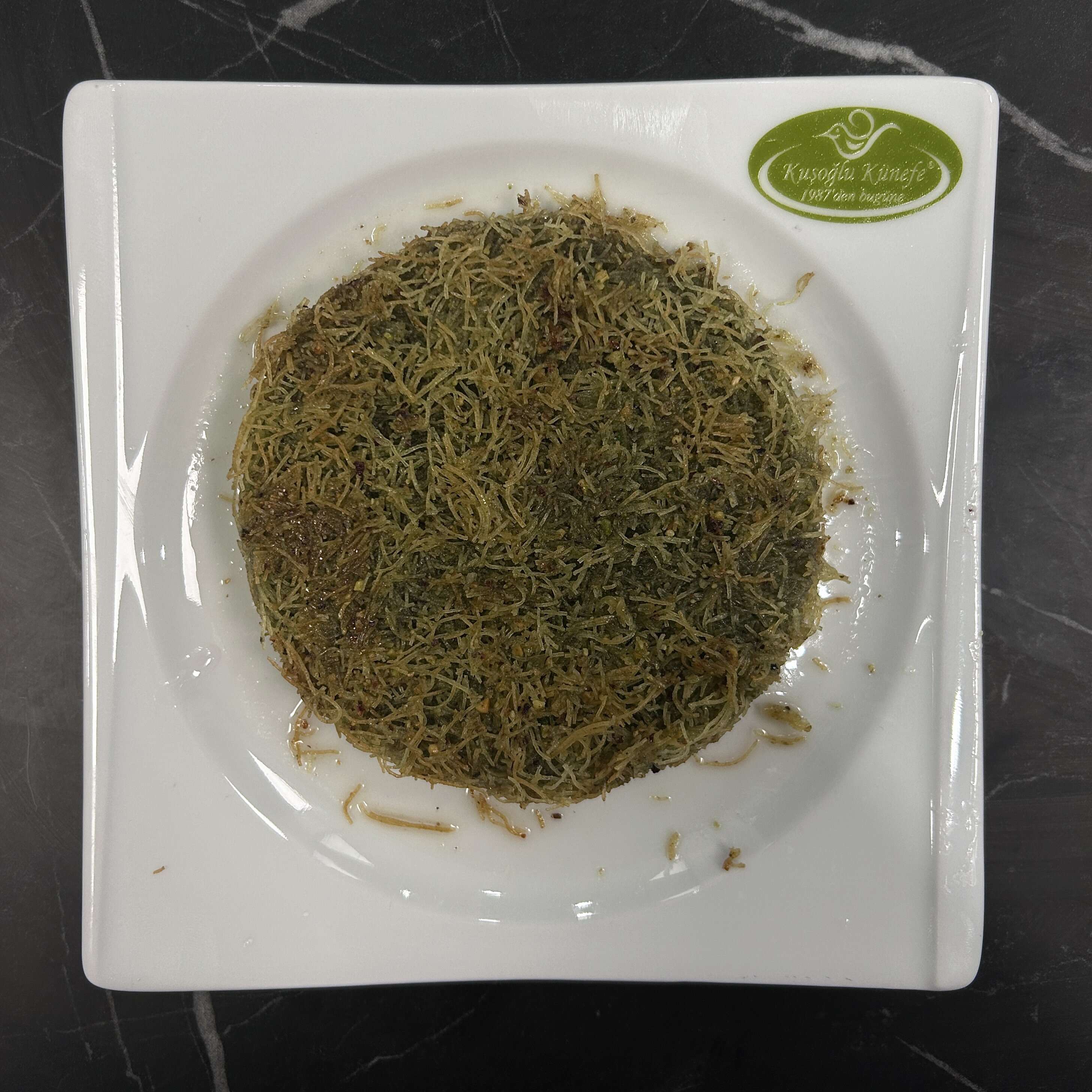 Pistachio and cheese künefe