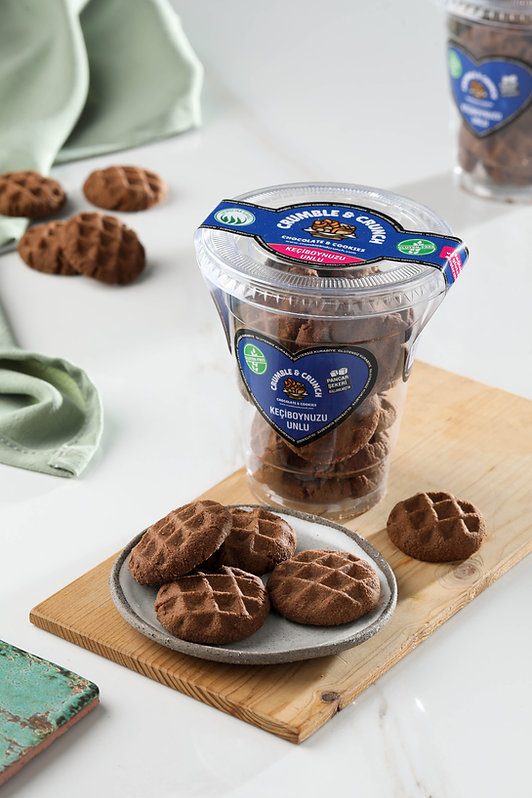 Keçiboynuzu unlu Glutensiz bardak kurabiye - 125 gr