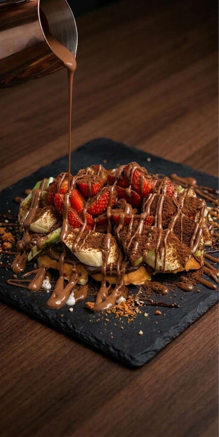 Espresso waffle
