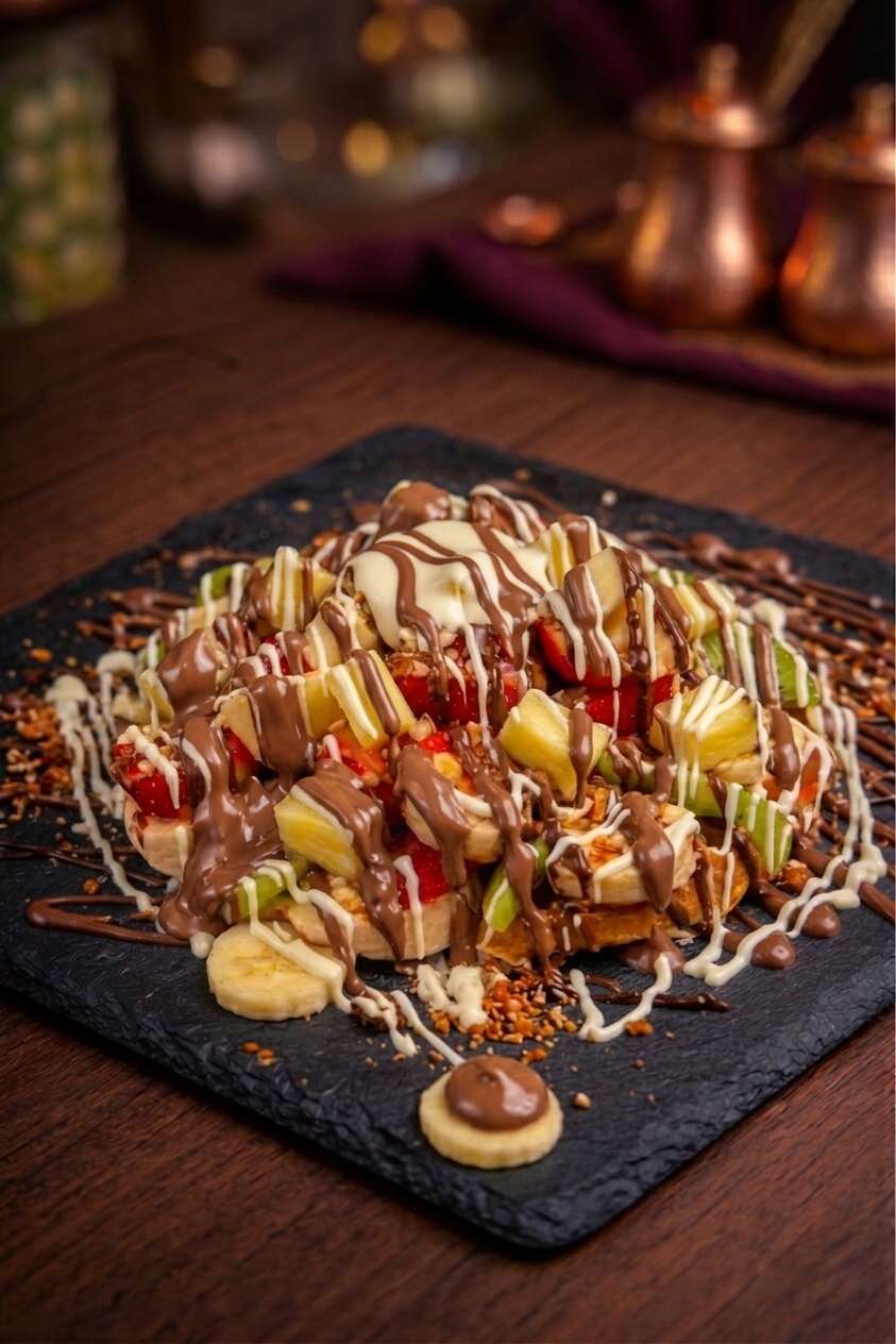 Fruity waffle