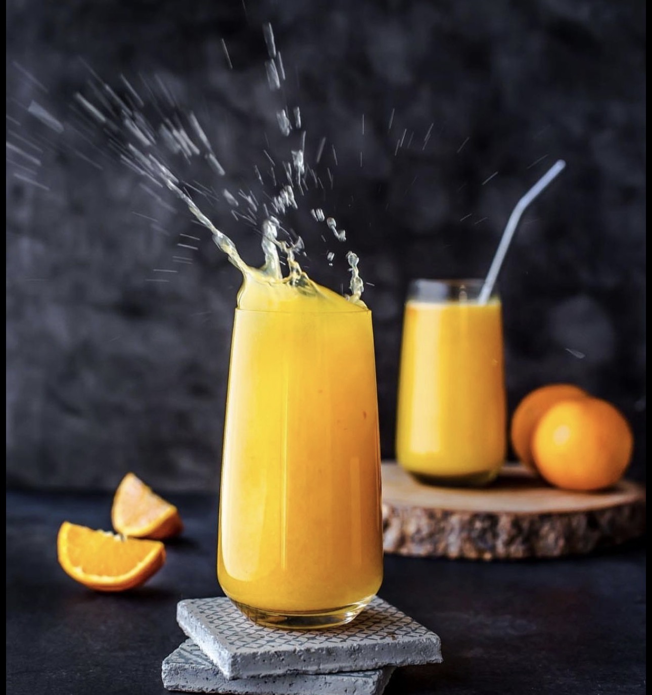 Freshly squeezed orange juice