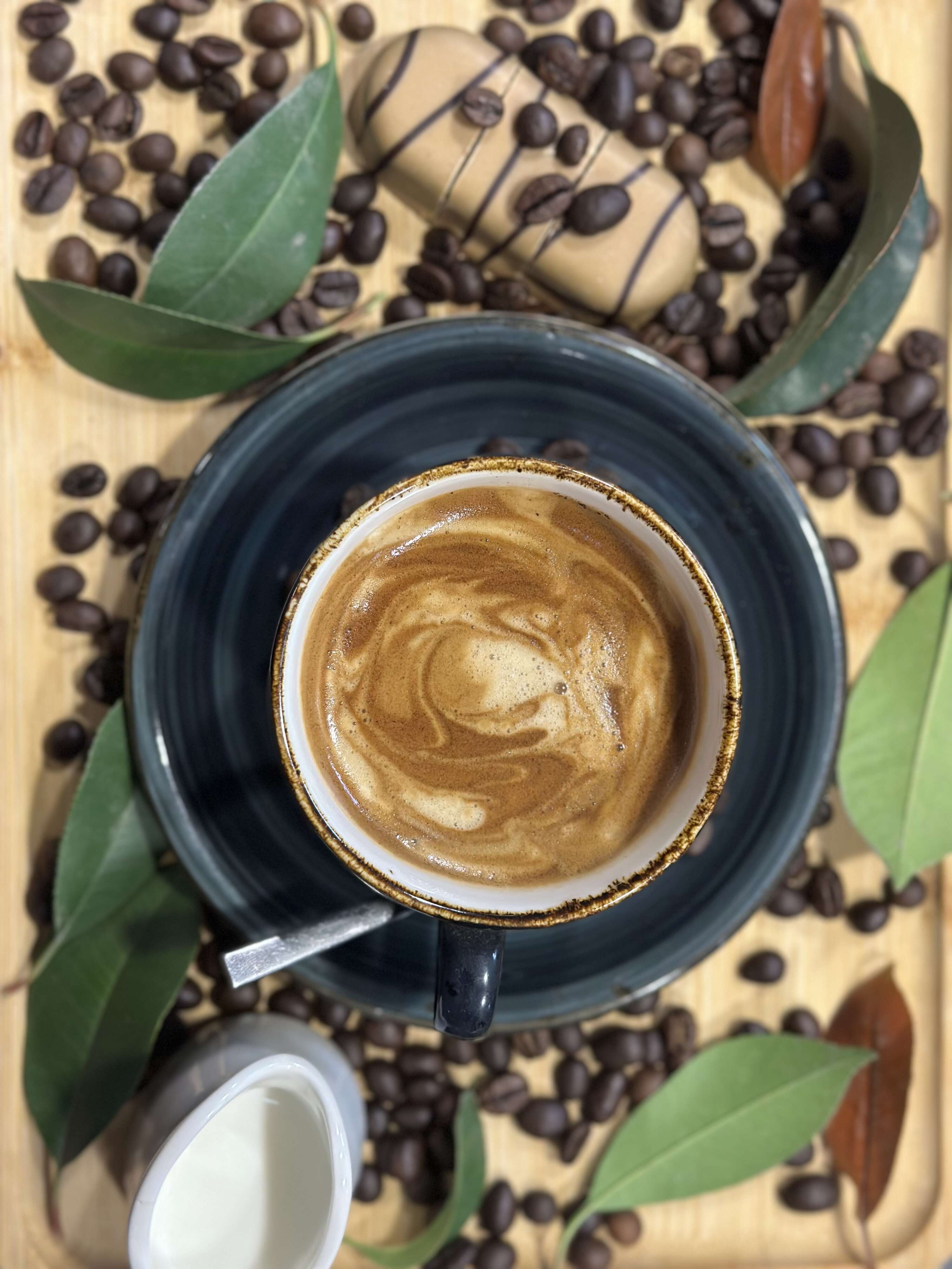 Americano with milk