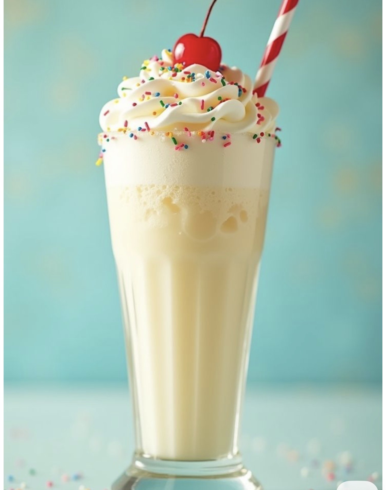 Vanilla milkshake