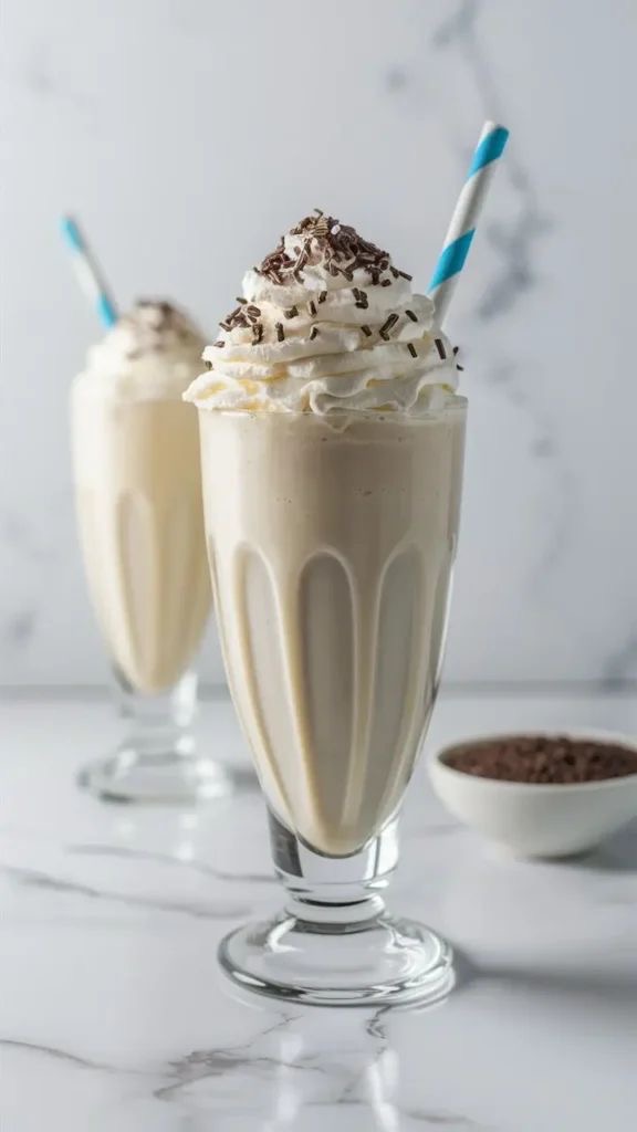 Iced white chocolate