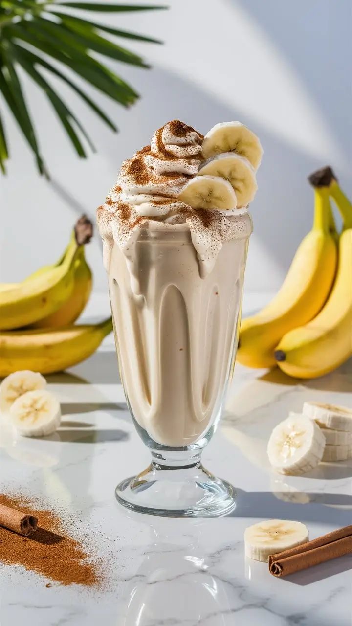 Banana iced chocolate