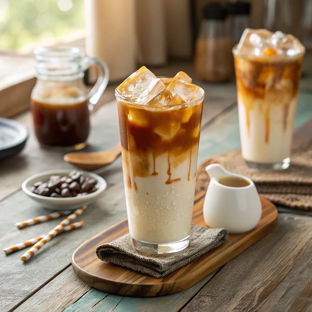 Iced white chocolate mocha