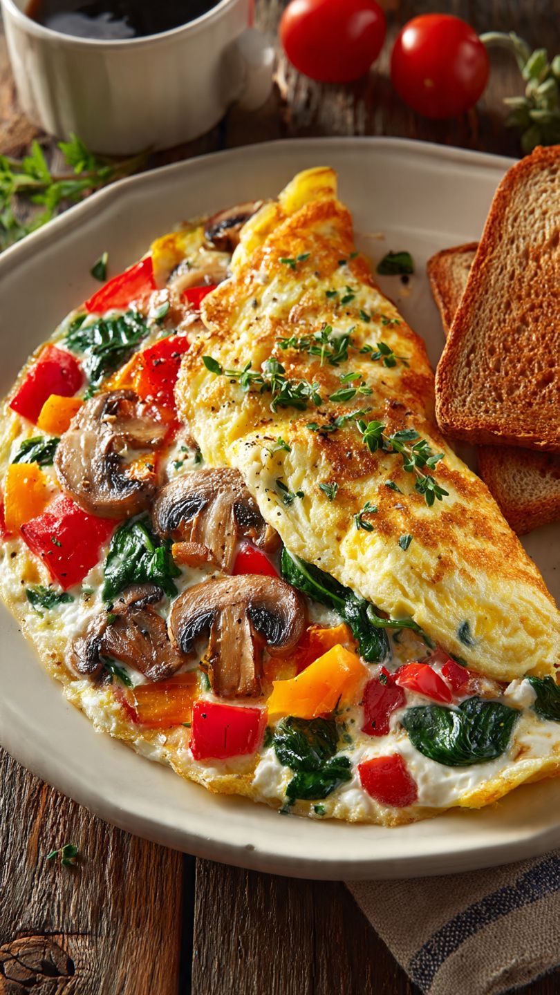 Mixed omelette