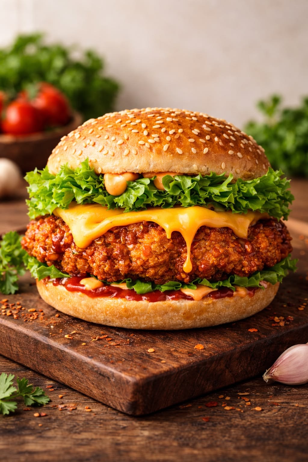 Chicken burger