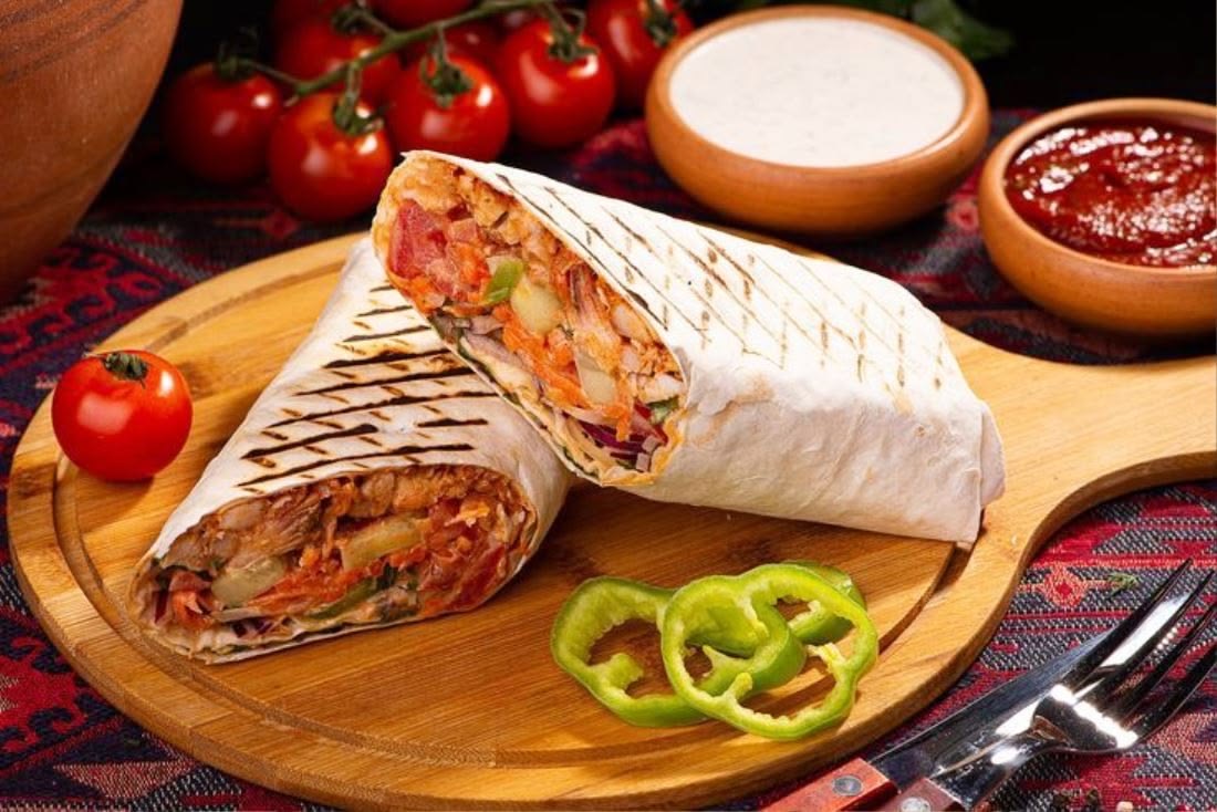 Beef wrap