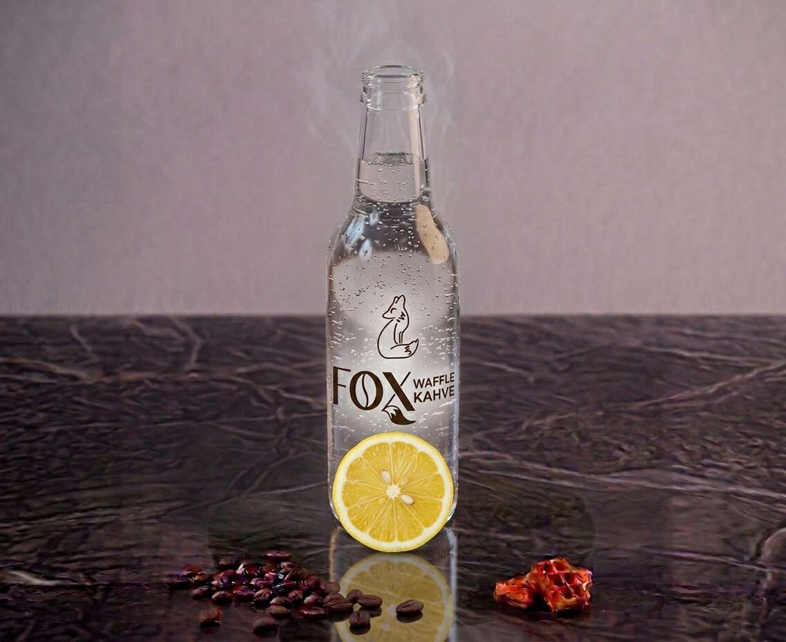 Lemon-flavoured soda water
