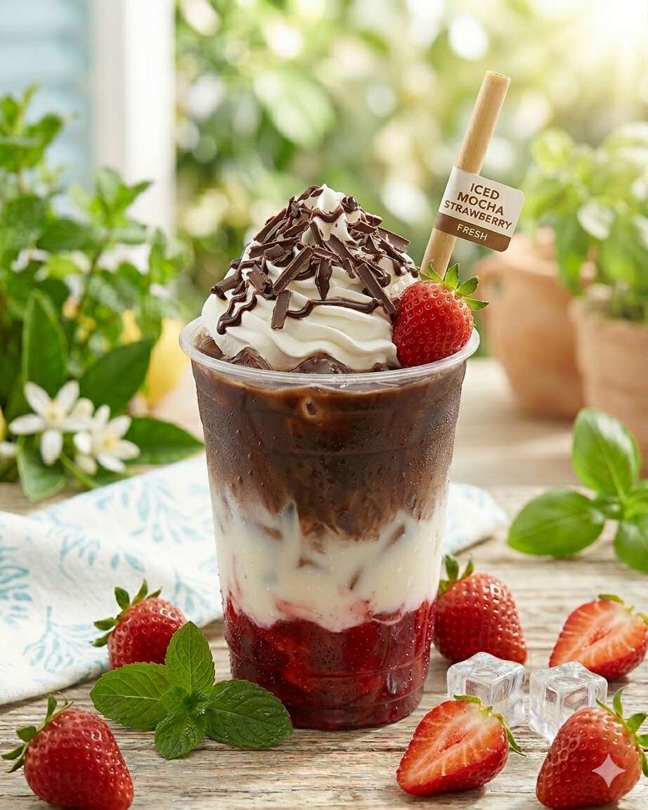 Iced Mocha Strawberry