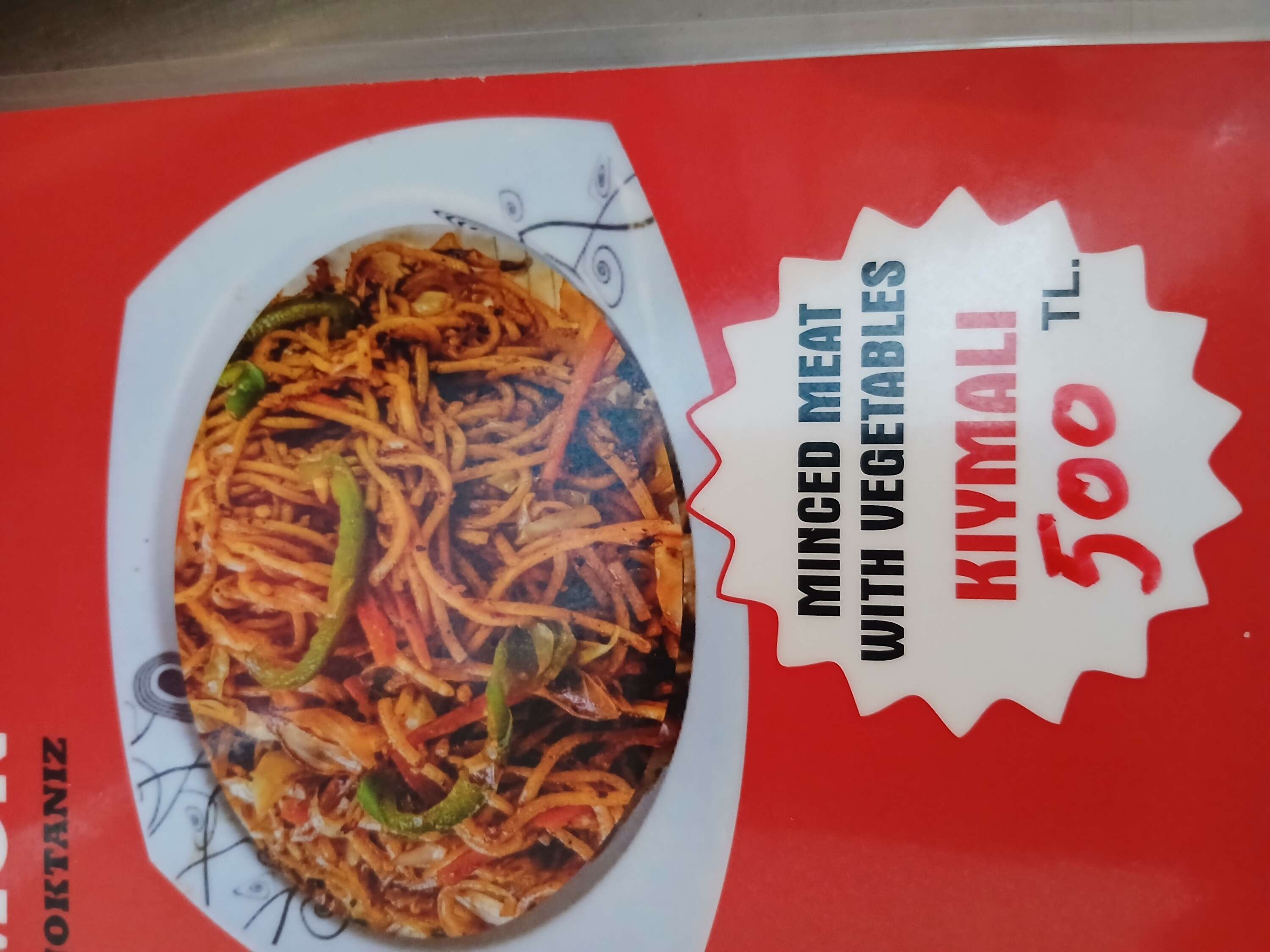 Kıymalı Sebzeli Noodle/Minced Meat with Vegatables Noodle