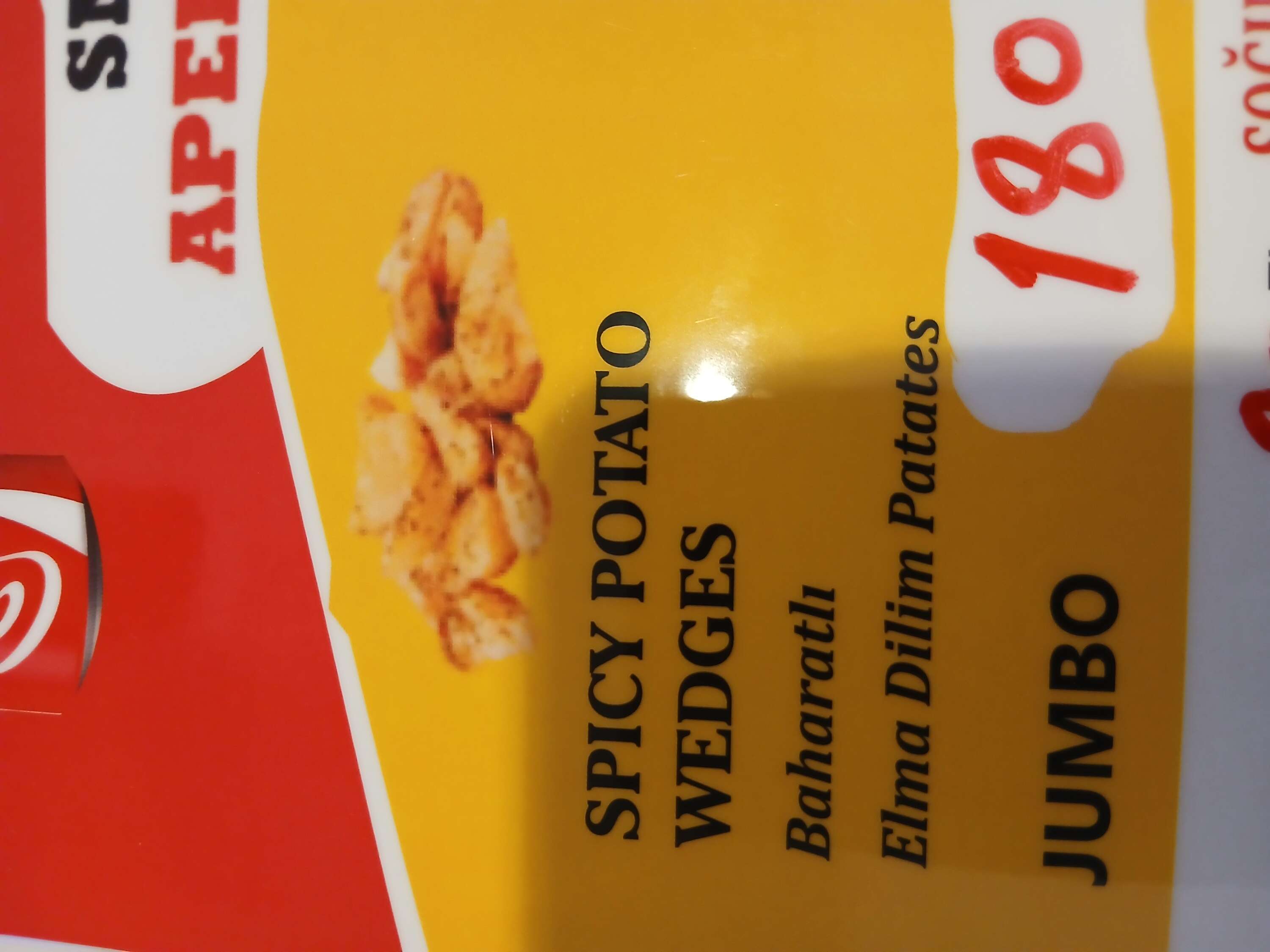 Elma Dilim Patates/Spicy Potato Wedges