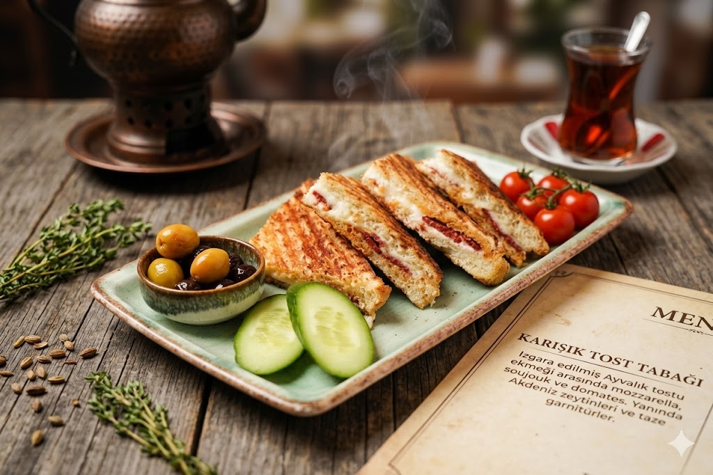 Kaşarlı Salamlı Tost