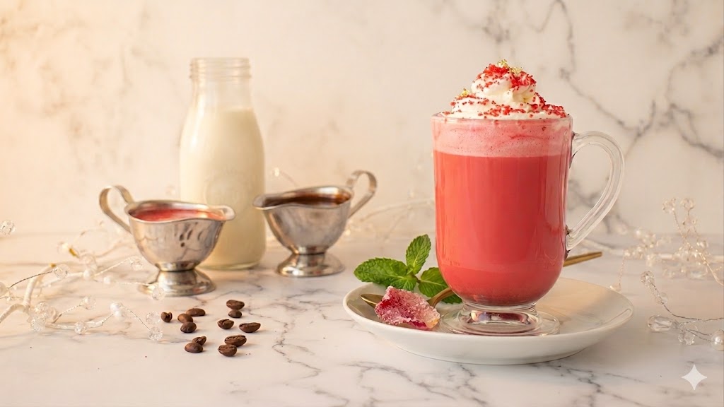 Çilekli Latte