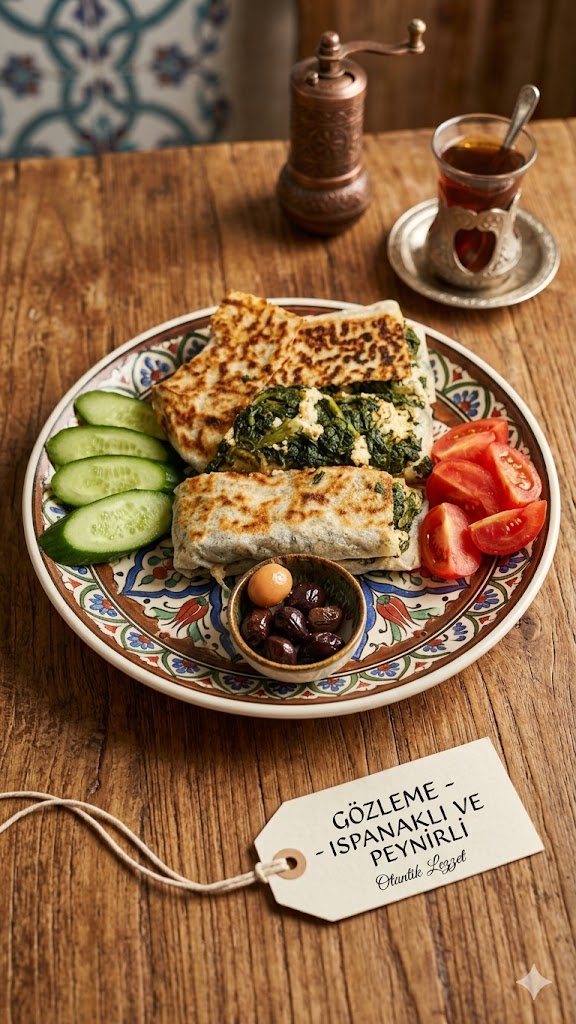 Peynirli Ispanaklı Gözleme