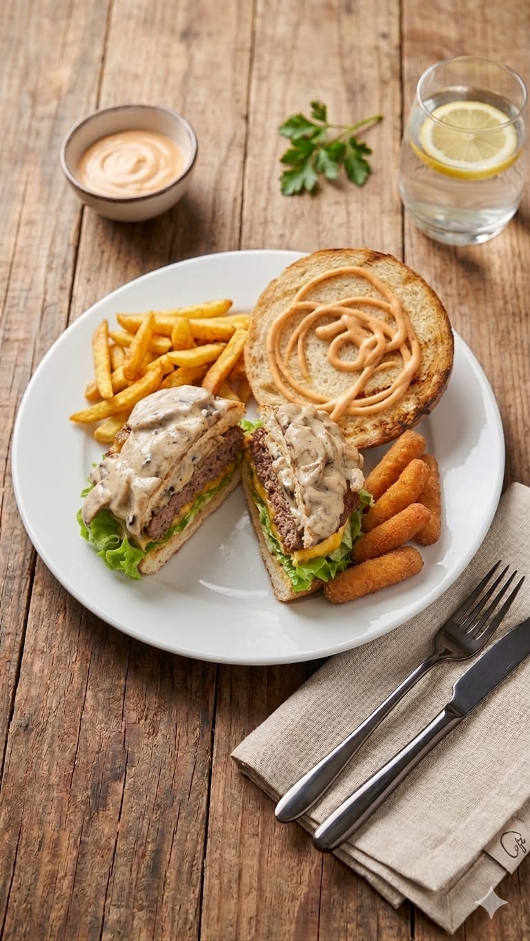 Mantarlı Burger