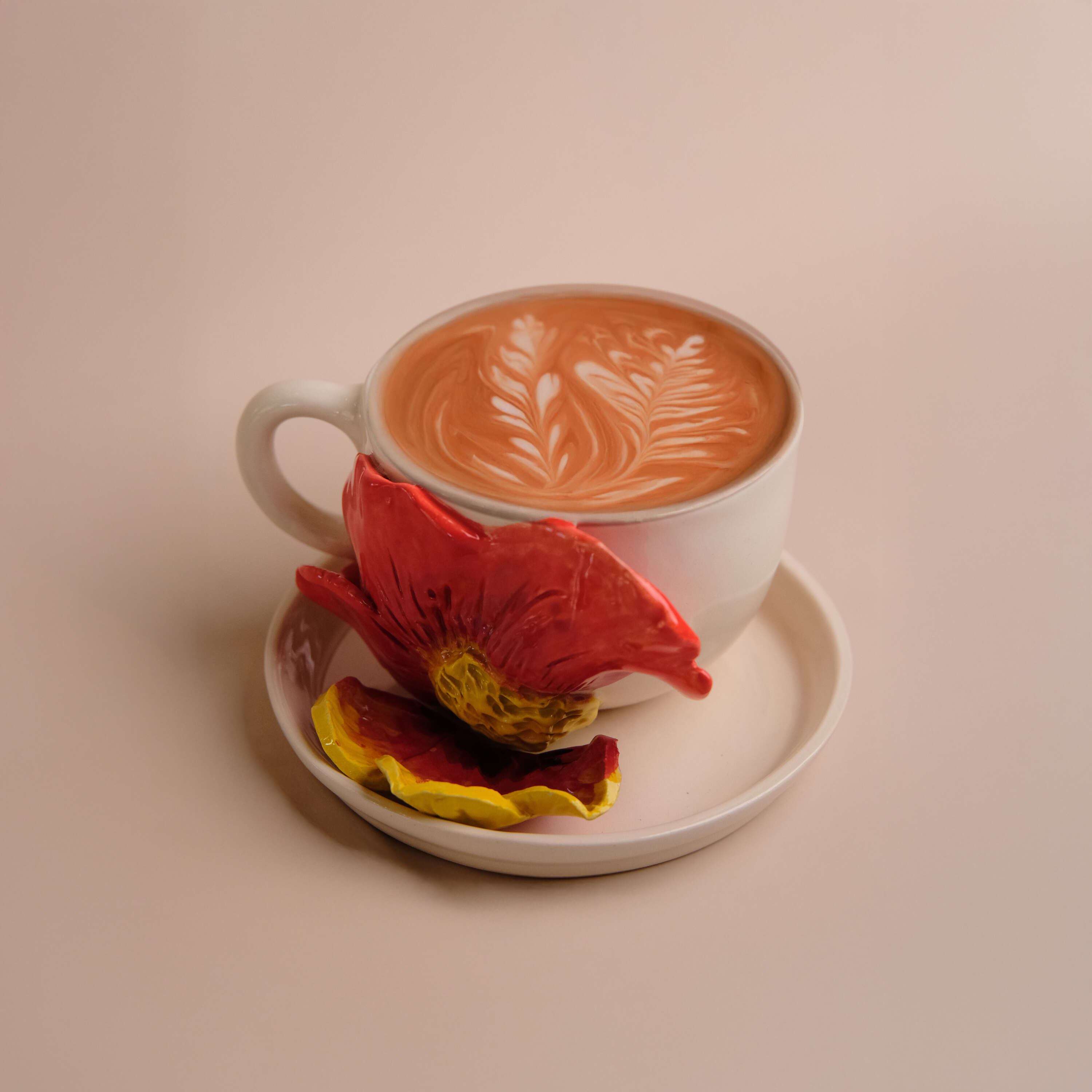 Rose latte