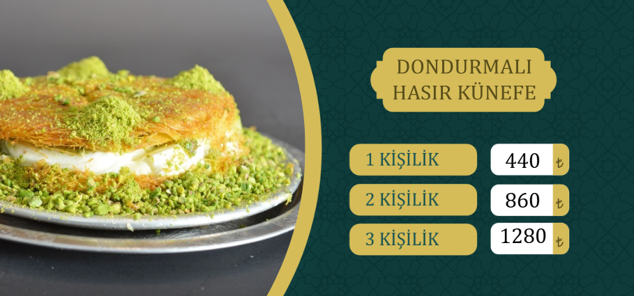 Dondurmalı Hasır Künefe