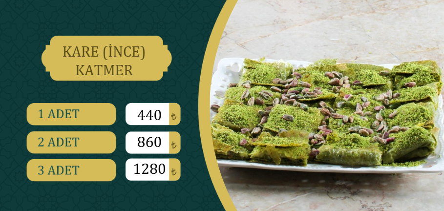 Kare (İnce) Katmer