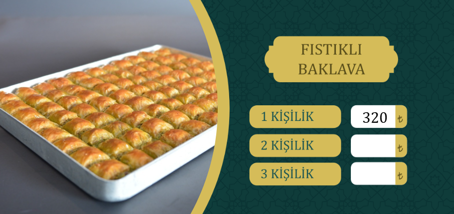 Fıstıklı Baklava