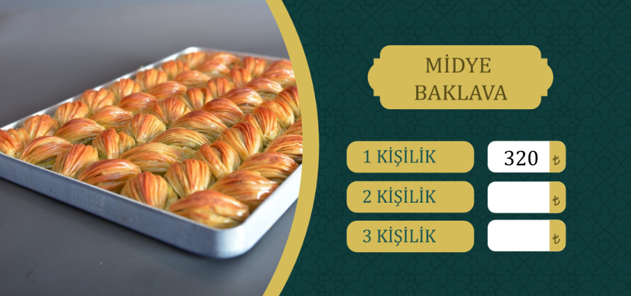 Midye Baklava