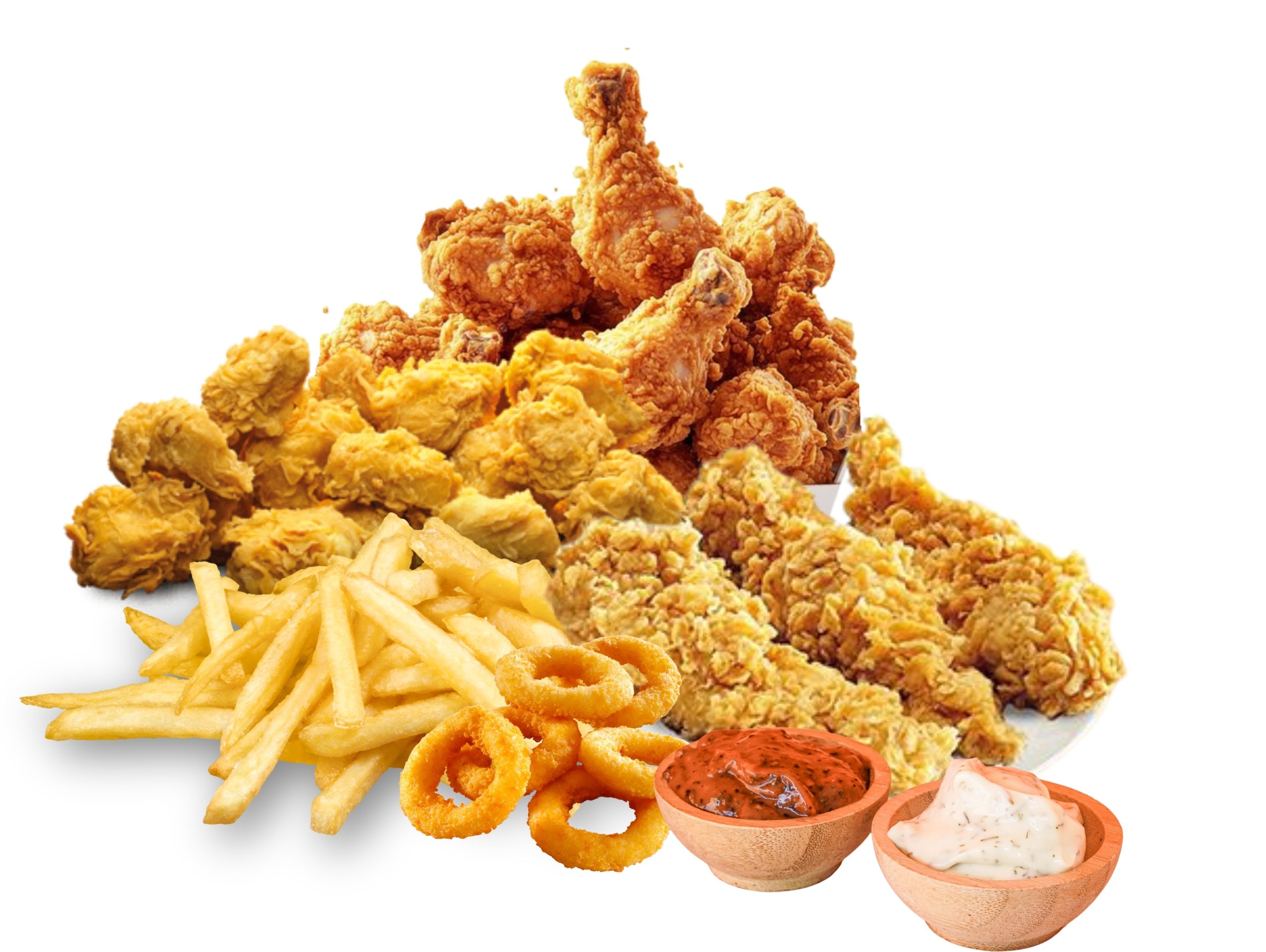 111- Crispy Zone Süper Mix Çıtır Menü