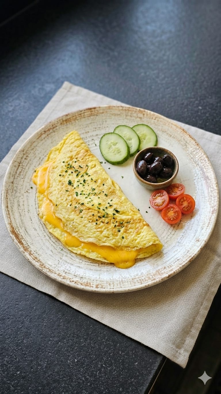 Çeddarlı Omlet