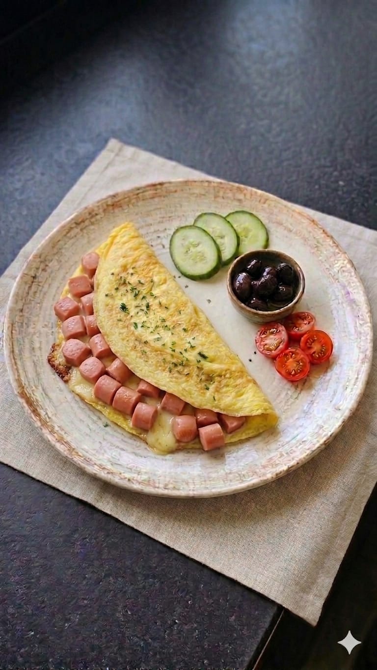 Sosisli Omlet